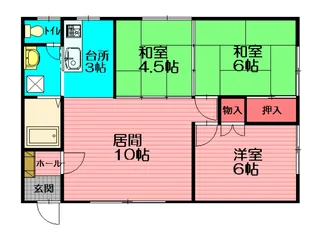 ノースシティー【2階】の間取り