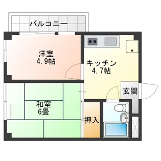 サクシードホームナミキ【3階】の間取り