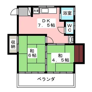 第2フルール斉田【2階】の間取り