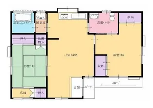 茨城県高萩市肥前町1【一戸建】の間取り