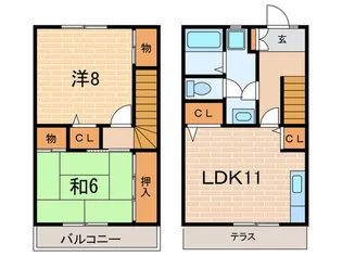 兵庫県神戸市垂水区高丸5【一戸建】の間取り
