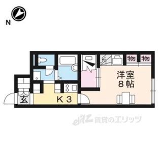 レオパレス高宮K2【1階】の間取り