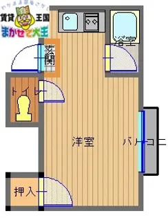 コーポハーバーイン御船蔵【1階】の間取り