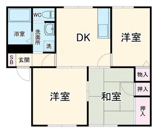 サニーコートC【2階】の間取り