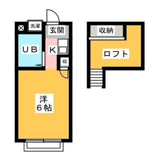 ハイツつつじヶ丘【2階】の間取り