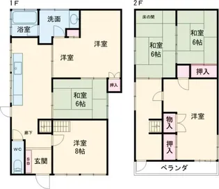 東京都青梅市根ヶ布2【一戸建】の間取り