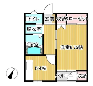 パストラルプレイス【1階】の間取り