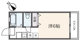 コーポ東川島A棟【1階】の間取り