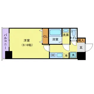 1Kの間取り画像