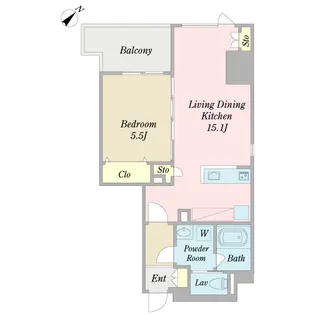 Ciel・Bright【7階】の間取り