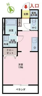 マンションエムズ【2階】の間取り