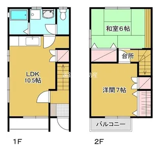 静岡県浜松市中央区南浅田1【一戸建】の間取り