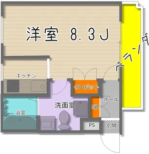 コージーコート【2階】の間取り