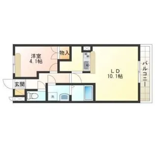 メゾンSola【2階】の間取り