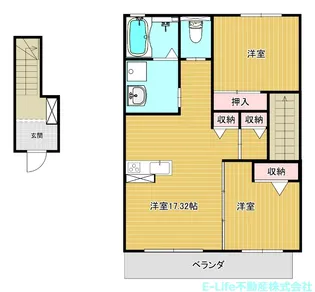 T.MレジデンスI・II【2階】の間取り