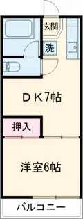 サンライズコーポ【2階】の間取り