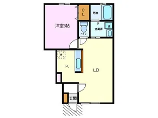 静岡県駿東郡長泉町下土狩【アパート】の間取り