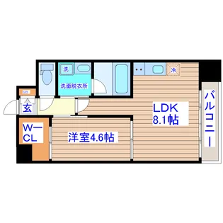 ヴィアーレ木ノ下二丁目【7階】の間取り