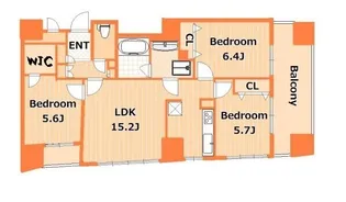 3LDKの間取り画像