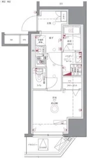 AZEST武蔵小杉【6階】の間取り
