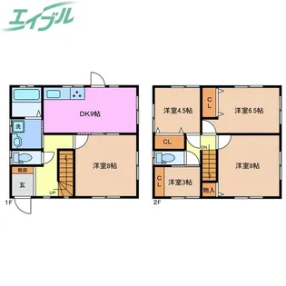 三重県伊勢市有滝町【一戸建】の間取り