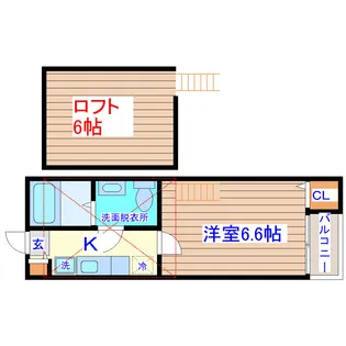 stage中田II【1階】の間取り