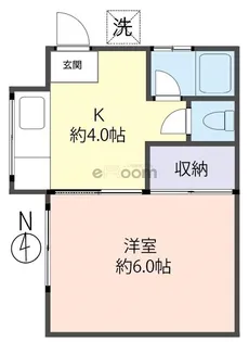 サンホワイト【1階】の間取り