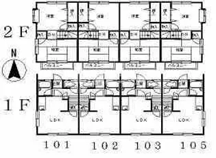 パールハイツ【1階】の間取り
