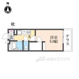 レオパレス妙楽【1階】の間取り