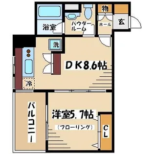 東京都世田谷区粕谷1【マンション】の間取り