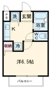 フジパレス南田出井【2階】の間取り