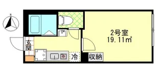 プレット蓮根【1階】の間取り
