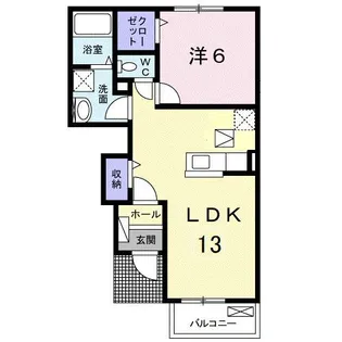 ファインパティオ【1階】の間取り