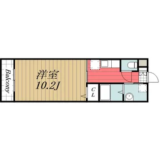 千葉県千葉市中央区村田町【マンション】の間取り