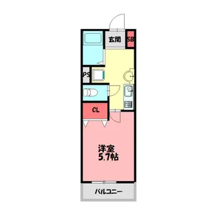 IF城北【5階】の間取り