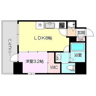 LEON新大阪【3階】の間取り