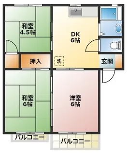 プチメゾン鎌倉【2階】の間取り