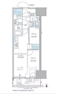 パークアクシス品川天王洲アイル【8階】の間取り