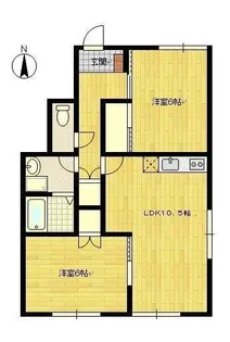 パストラルハイムIII【1階】の間取り