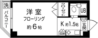ハイムつつじヶ丘【1階】の間取り