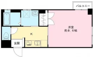 東京都東久留米市東本町【アパート】の間取り