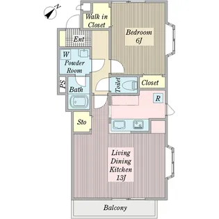 サフィーロ【2階】の間取り