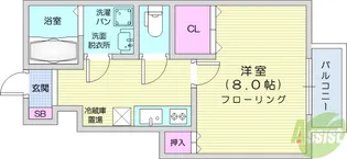ToutLeMonde【1階】の間取り