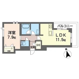 カルチャリスタ ガーデン【3階】の間取り