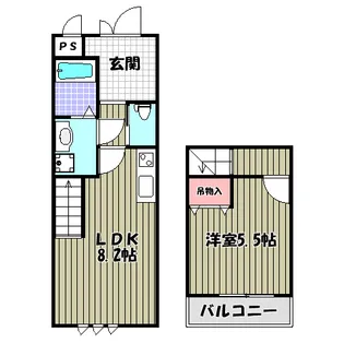スリーハーブズ狭山I番館【1階】の間取り