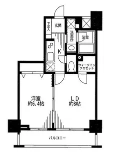 ドゥーエ東十条【13階】の間取り