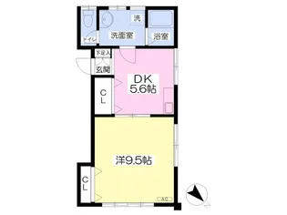 コーポ高昌第一【2階】の間取り