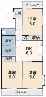 Park Side Plaza セロリ【3階】の間取り