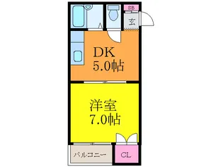 東海マンション【3階】の間取り