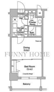東京都世田谷区駒沢2【マンション】の間取り